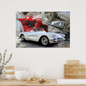 American Sports Car Poster (Küche)