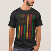 American Sports Flag Black History Month Ultimate T-Shirt (Vorderseite)