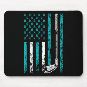 American Sports Flag Stress Awareness Montag Golf Mousepad