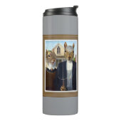American Squirrel Gothic - lustiger Thermal Tumble Thermosbecher (Nach links gedreht)
