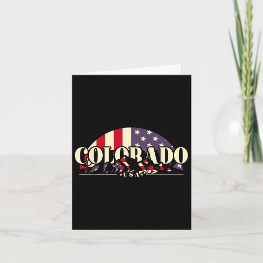 American Staat Colorado Karte (Vorderseite)