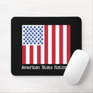 American Staat National with Peace Mousepad