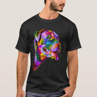 American Staffordshire Bull Terrier Art T-Shirt