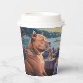 American Staffordshire Christmas Cruise: Pawsome Pappbecher (Vorderseite)