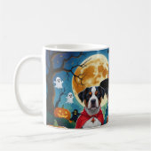 American Staffordshire Dog Pumpkin Halloween Funny Kaffeetasse (Links)