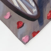 American Staffordshire Dog Valentine's Day Fleecedecke (Ecke)