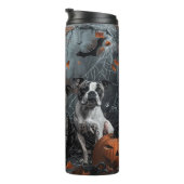 American Staffordshire Halloween Night Doggy Thermosbecher (Nach rechts gedreht)