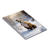 American Staffordshire Let It Snow Christmas Notizblock (Rechte Seite)