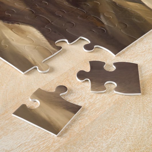 American Staffordshire on Beach, Sommergeschenk Puzzle (Seite)