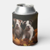 American Staffordshire Puppy Herbst Delight Dosenkühler (Kanne Vorderseite)