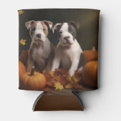 American Staffordshire Puppy Herbst Delight Dosenkühler (Vorderseite)