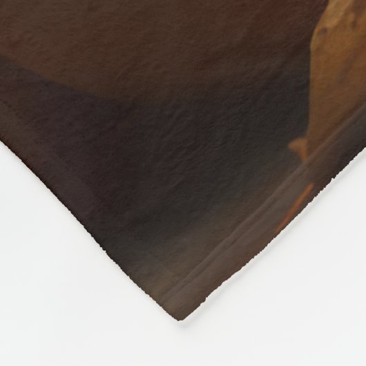 American Staffordshire Puppy Herbst Delight Fleecedecke (Ecke)