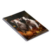 American Staffordshire Puppy Herbst Delight Notizblock (Rechte Seite)