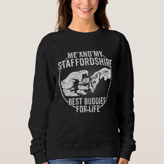 American Staffordshire Terrier  2 Sweatshirt (Vorderseite)