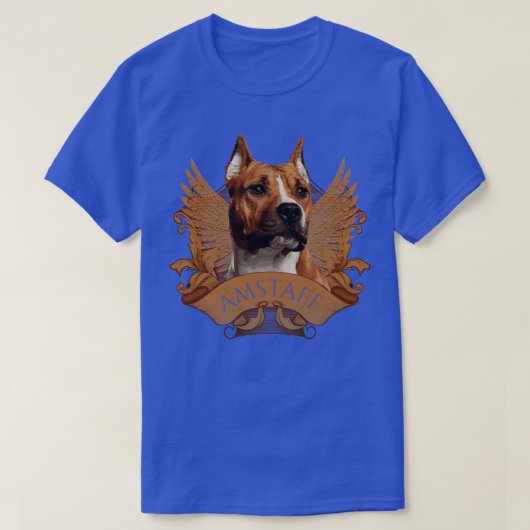 American Staffordshire Terrier Amstaff (14) T-Shirt (Design vorne)