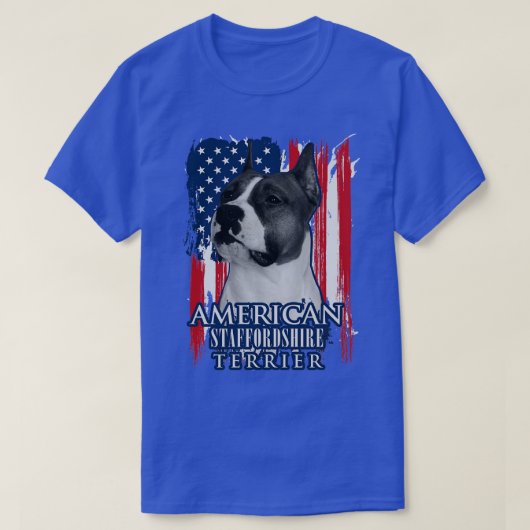 American Staffordshire Terrier Amstaff (22) T-Shirt (Design vorne)