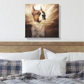 American Staffordshire Terrier - Amstaff Leinwanddruck (Insitu (Schlafzimmer))