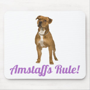 American Staffordshire Terrier (Amstaff) Mousepad