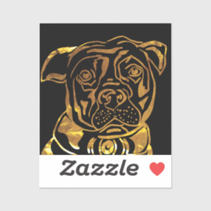 AMERICAN STAFFORDSHIRE TERRIER AUFKLEBER