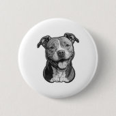 American Staffordshire Terrier Button (Vorderseite)