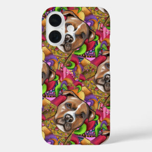 AMERICAN STAFFORDSHIRE TERRIER iPhone 16 HÜLLE