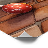 American Staffordshire Terrier Christmas Lights Poster (Ecke)