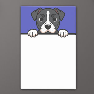 American Staffordshire Terrier Custom Amstaff Dog Post-it Klebezettel