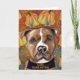 AMERICAN STAFFORDSHIRE TERRIER        DANKESKARTE