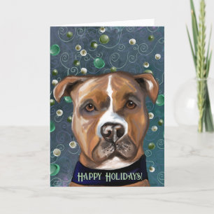 AMERICAN STAFFORDSHIRE TERRIER        DANKESKARTE