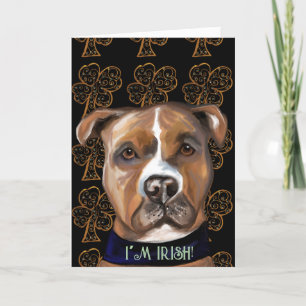 AMERICAN STAFFORDSHIRE TERRIER        DANKESKARTE