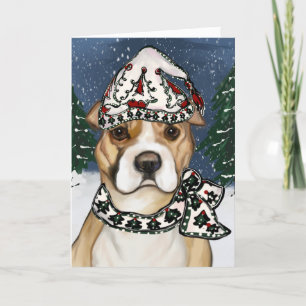 AMERICAN STAFFORDSHIRE TERRIER        DANKESKARTE
