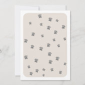 American Staffordshire Terrier Dog Celebration Einladung (Rückseite)