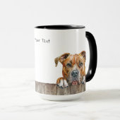 American Staffordshire Terrier Dog Tasse (VorderseiteRechts)