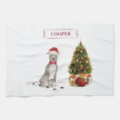 American Staffordshire Terrier Funny Christmas Dog Geschirrtuch (Horizontal)