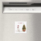 American Staffordshire Terrier Funny Christmas Dog Magnet (In Situ (Geschirrspüler))