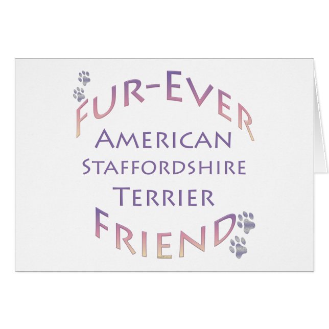 American Staffordshire Terrier Furever (Vorderseite (Horizontal))