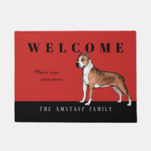 American Staffordshire Terrier Fußmatte