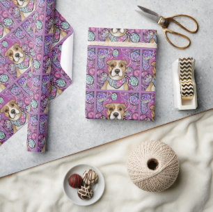 AMERICAN STAFFORDSHIRE TERRIER GESCHENKPAPIER
