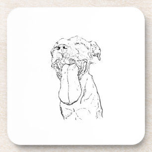 American Staffordshire Terrier Illustration Getränkeuntersetzer