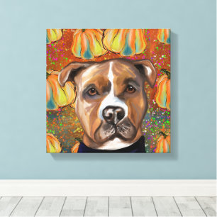AMERICAN STAFFORDSHIRE TERRIER        LEINWANDDRUCK