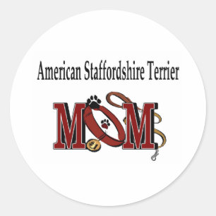 American Staffordshire Terrier Mama Sticker