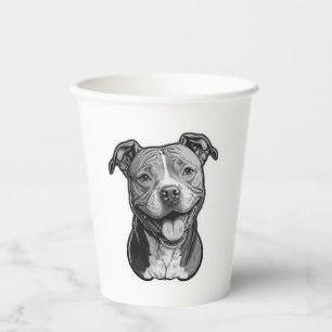 American Staffordshire Terrier Pappbecher