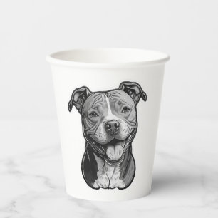 American Staffordshire Terrier Pappbecher