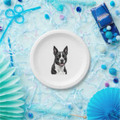 American Staffordshire Terrier Pappteller (Party)