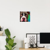 American Staffordshire Terrier Poster (Heimbüro)