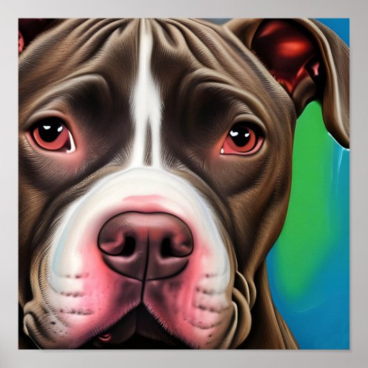American Staffordshire Terrier Poster (Vorne)