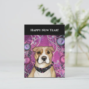 AMERICAN STAFFORDSHIRE TERRIER POSTKARTE