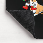 American Staffordshire Terrier Santa Claus Boots C Mousepad (Ecke)