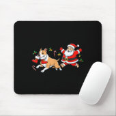 American Staffordshire Terrier Santa Claus Boots C Mousepad (Mit Mouse)