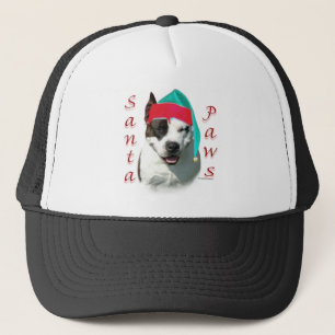 American Staffordshire Terrier Santa Paws Truckerkappe